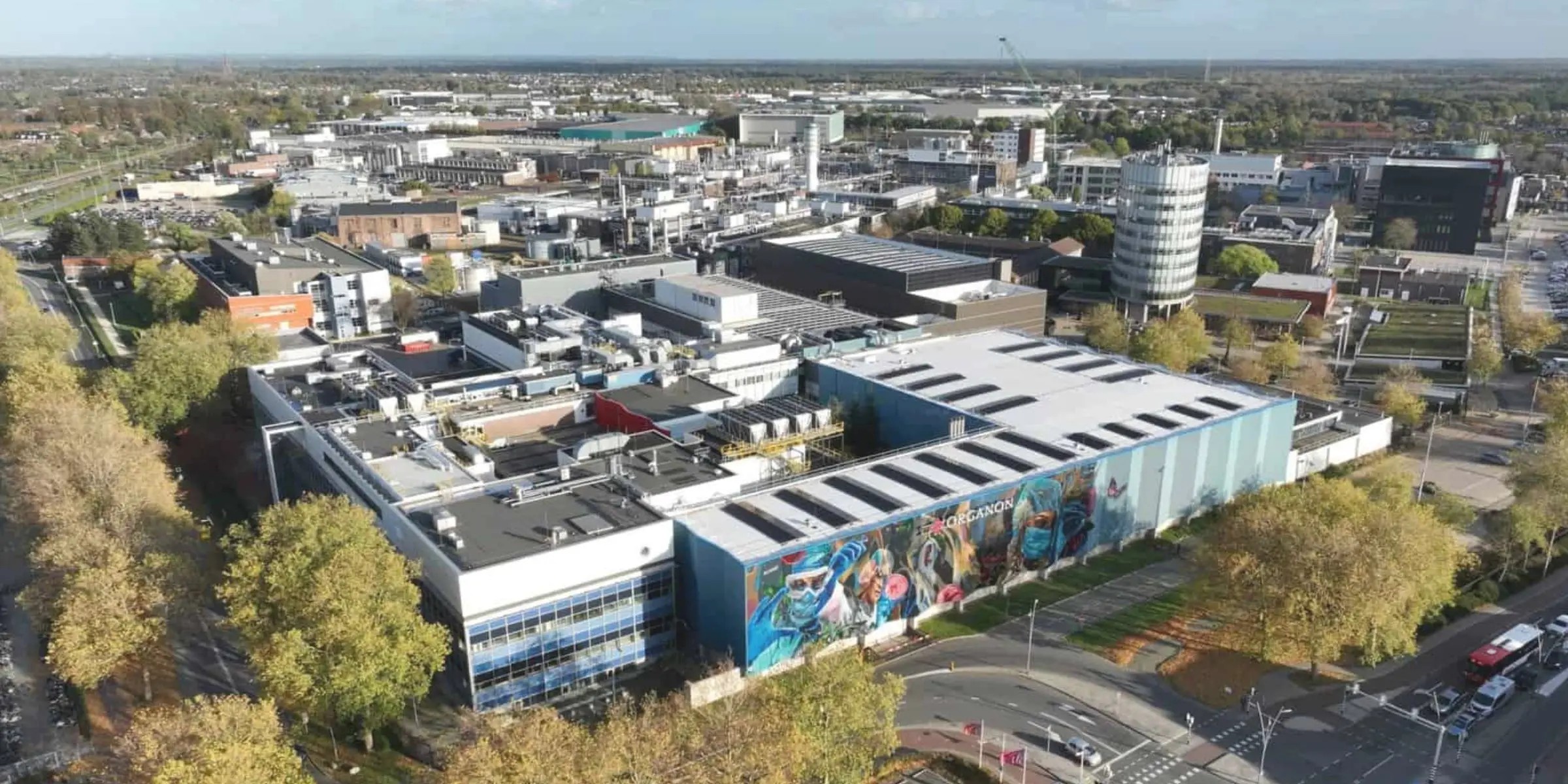 Foto van industriële gebied